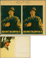 Cover 1935-1943 Extensive Collection Of So-called SS-Werbepostkarten (postcards For Recruiting SS-soldiers, Approx. 70 E - War And Propaganda Forgeries