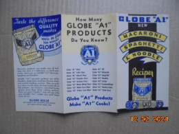 Globe A1 New Macaroni Spaghetti & Noodle Recipes - Globe Mills - Nordamerika