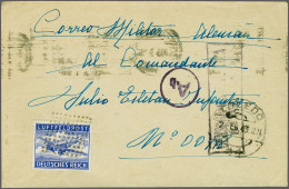 Cover Spanish Volunteer Legion (Spanish Blue Division), 38 Covers Including Airmail (Lupo), Spanish Lazarets In Köningsb - Sonstige & Ohne Zuordnung