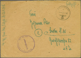 Cover Free Arabian Legion (German-Arab Battalion 845), 1945 Cover From Fieldpost Office 56920E To Berlin, Fine/very Fine - Other & Unclassified