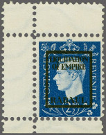 Used , Without Gum 1944, German Propaganda Forgeries For Great Britain, 'Liquidation Of Empire' Overprint V On ½-3p Incl - Kriegs- Und Propaganda- Fälschungen