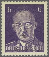 Unmounted Mint British Propaganda Forgery For Germany, 1943 Himmler 6 Pfennig Violet Type II, Very Fine - Kriegs- Und Propaganda- Fälschungen