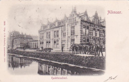 260677Alkmaar, Kadettenschool (poststempel 1900) - Alkmaar