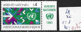 NATIONS UNIES OFFICE DE VIENNE 29 **  Côte 1 € - Nuovi