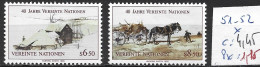 NATIONS UNIES OFFICE DE VIENNE 51-52 * Côte 4.45 € - Nuevos