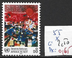 NATIONS UNIES OFFICE DE VIENNE 55 * Côte 2.50 € - Unused Stamps