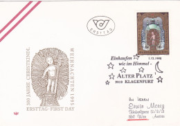 CHRISTMAS  FDC   COVERS 1995  AUSTRIA - FDC