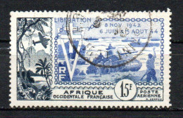 Col41 Colonies AOF Afrique Occidentale PA N° 17 Oblitéré Cote 7,00 € - Gebraucht