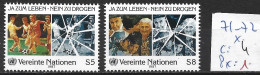 NATIONS UNIES OFFICE DE VIENNE 71-72 * Côte 4 € - Unused Stamps