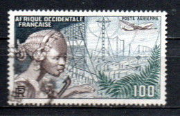 Col41 Colonies AOF Afrique Occidentale PA N° 19 Oblitéré Cote 1,50 € - Gebraucht