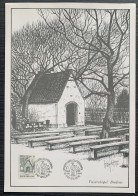 België, 1986, Nr 2220, Visserskapel BREDENE, Mooie Kaart (A4) Met 1e Dag Stempel - Storia Postale