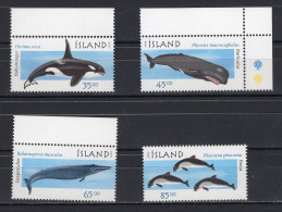 Iceland 1999 Serie 4v Whales Baleine MNH - Neufs