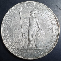 Great Britain Hong Kong 1 One Trade Dollar 1898 AUNC Bombay Mint - Kolonies