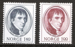 Norvège Norge 1973 N° 622 / 3 ** Anniversaire, Jacob Aall, Politique, Industrie, Porsgrunn, Constitution, Storting, Loi - Ongebruikt