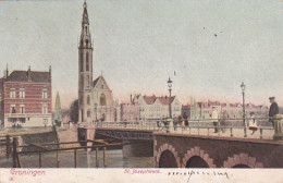 2606439Groningen, St. Josephkerk (poststempel 1905 0f 1906)(zie Hoeken) - Groningen