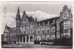 2606709Groningen, Universiteit. (FOTOKAART MET ZILVERGLANS)  - Groningen