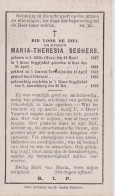 Seghers M.t. (begijntje -st-gillis Waas 1817 -st-amandsberg 1888) - Religion &  Esoterik