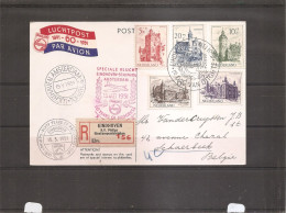 Pays-Bas ( CP Commémorative De 1951 Recommandée De Eindhoven Vers La Belgique à Voir) - Brieven En Documenten