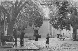 06-MOUANS-SARTOUX- LA PLACE DE L'EGLISE - Autres & Non Classés