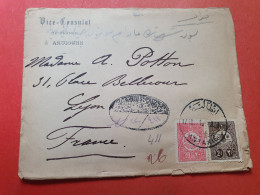 Turquie -  Enveloppe Du Vice Consulat De France à  Antioche Pour La France En 1911 - Réf 3308 - Covers & Documents