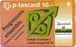 Switzerland: PTT-p KF-54D 506L Banque Populaire Suisse - Suiza