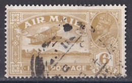 Inde Anglaise  1811-1935  Roi Georges VI -  Air Mail  6 Anna  Oblitéré - 1936-47 Roi Georges VI