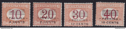 1919 Pechino, Segnatasse N° 9/12 MLH*  NON EMESSI - Other & Unclassified