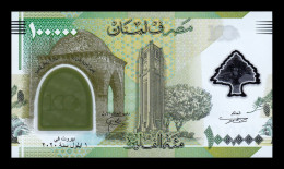 Líbano Lebanon 100000 Livres Commemorative 2020 Pick 99 Polymer Sc Unc - Liban