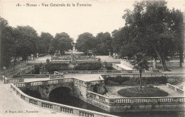 FRANCE - Nîmes - Vue Générale De La Fontaine - Carte Postale Ancienne - Nîmes