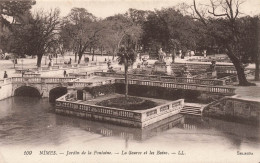 FRANCE - Nîmes - Jardin De La Fontaine - La Source Et Les Bains - Carte Postale Ancienne - Nîmes