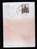 80 Pf. Bauten Mit Handstempel "Entwertet" (249Entw.) In Versuchsanstalt Darmstadt - Briefstück - Signiert Salomon - Covers & Documents