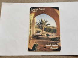 JORDAN-(JO-ALO-0067)-Tabqat Fahel "Pella-(188)-(1101-651137)-(3JD)-(01/2001)-used Card+1card Prepiad Free - Jordanie