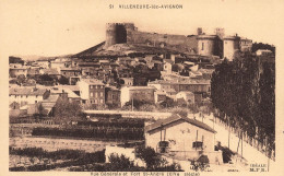 FRANCE -  Villeneuve Lès Avignon - Vue Générale Et Fort Saint André - Carte Postale Ancienne - Villeneuve-lès-Avignon