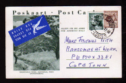 1 1/2 C. Bild Ganzsache "Nationale Park" - Gebraucht - Storia Postale