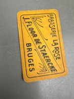 Brasserie La Rose Bruges Speelkaart J. Floor De Staercke - 32 Cards