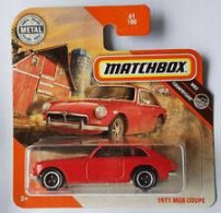 1971 MGB COUPE MATCHBOX - Matchbox (Mattel)