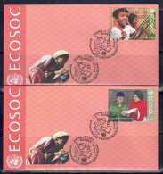 UNO Wien 2011 - ECOSOC, FDC Mit Nr. 730 - 731 - FDC