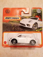 2019 VOLKSWAGEN BEETLE CONVERTIBLE BLANCHE MATCHBOX - Matchbox (Mattel)