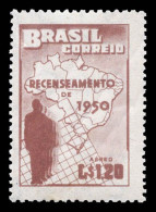 Brazil 1950 Airmail Unused - Aéreo