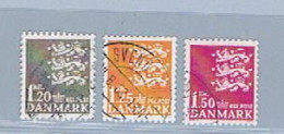 Dänemark, Denmark 1962: Michel 400-402x Norm. Papier Gestempelt, Used - Usati