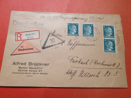 Allemagne - Enveloppe En Recommandé Contre Remboursement De Berlin Pour Forbach En 1943 - Réf 3324 - Lettres & Documents