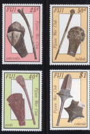 Fiji 1986 Serie 4v Ancient War Clubs MNH - Fiji (1970-...)