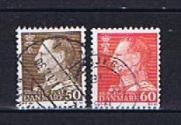 Dänemark, Denmark 1967: Michel 457-458x Norm. Papier Gestempelt, Used - Gebraucht