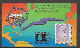 1992 MNH Hong Kong, Mi Block 22 Postfris - Nuevos