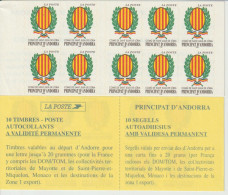 Andorre Français 2001 Carnet Blason 11 ** MNH - Carnets