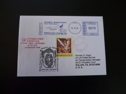 Lettre Vol Special Flight Cover Wien Washington For Rubens Paintings Autriche Austria 2004 - Frankeermachines (EMA)