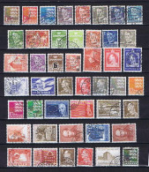 Dänemark 1946-1969: 46 Versch. Gestempelt,  46 Diff. Used - Lotes & Colecciones