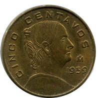 5 CENTAVOS 1959 MEXICO Coin #AH439.5.U.A - Mexico
