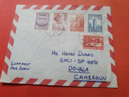 Danemark - Enveloppe De Humlebaek  Pour Le Cameroun En 1959 - Réf 3341 - Lettres & Documents