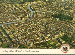 AK 53 - Ansichtskarte / Postkarte: Österreich - Wien - Flug über Stadtzentrum - Wien Mitte